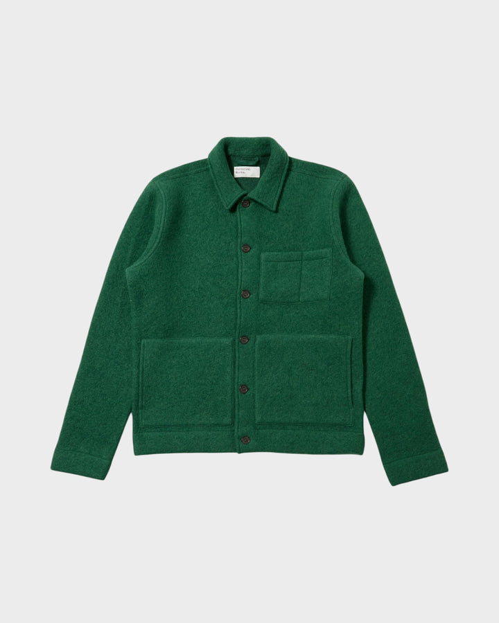 Uniform Jacket Wool Fleece Green