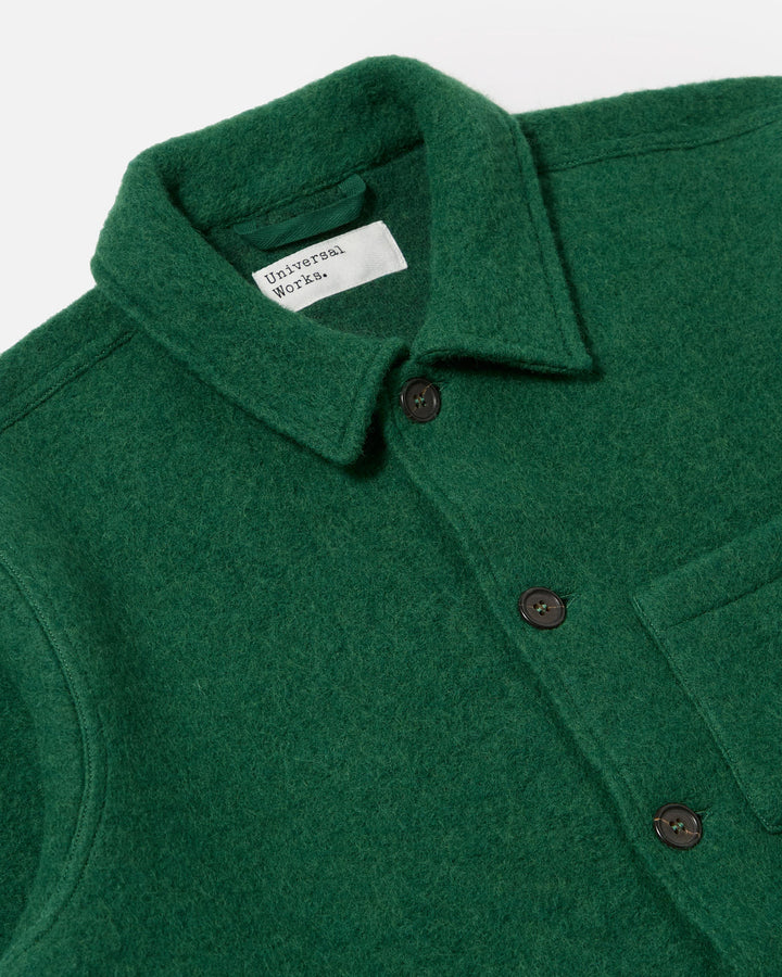 Uniform Jacket Wool Fleece Green