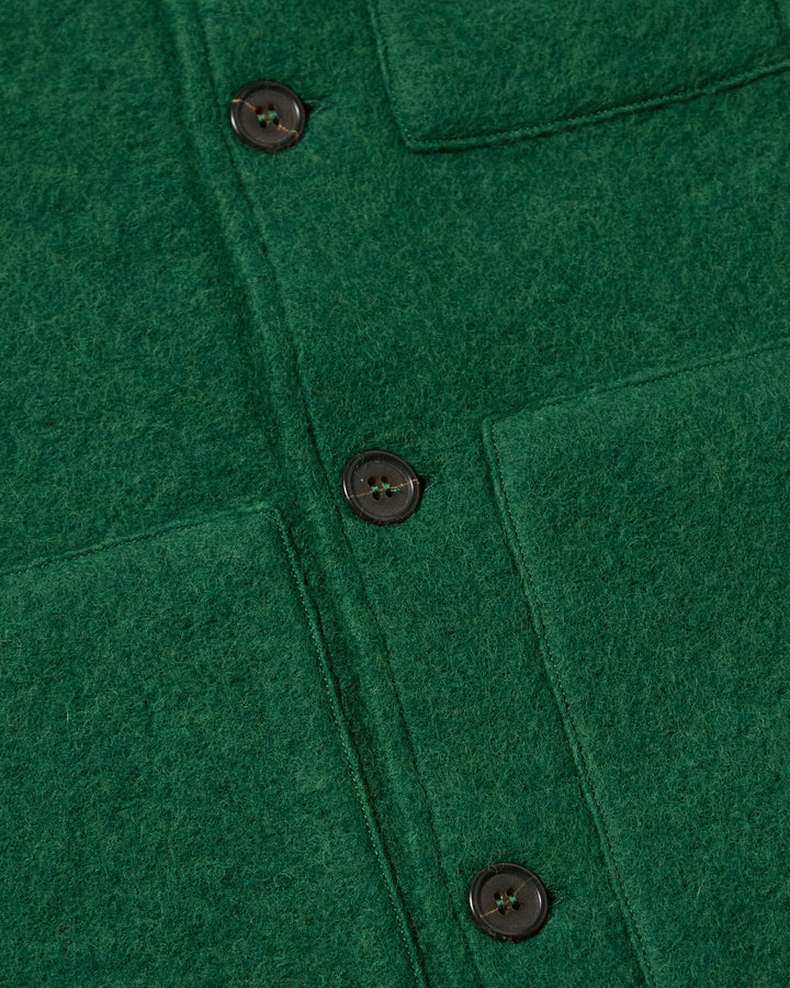 Uniform Jacket Wool Fleece Green