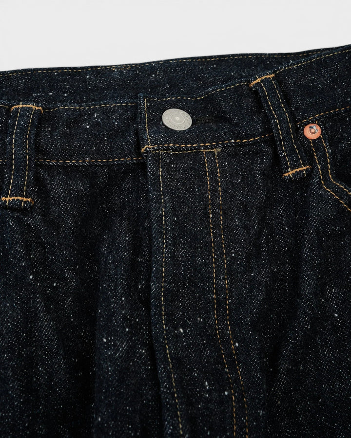 0611 15.5oz Slub Nep Denim Relax Fit One Wash Indigo