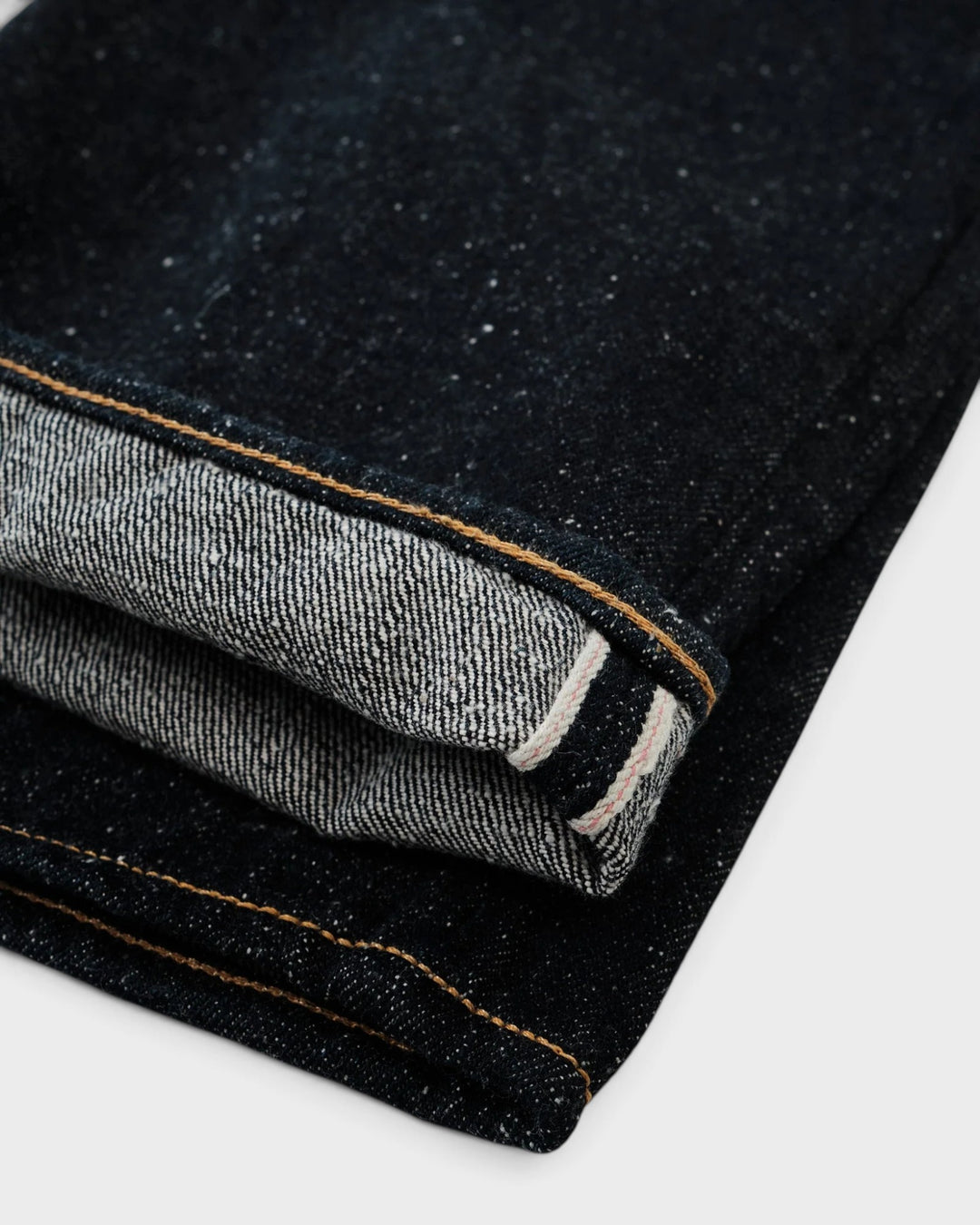 0611 15.5oz Slub Nep Denim Relax Fit One Wash Indigo
