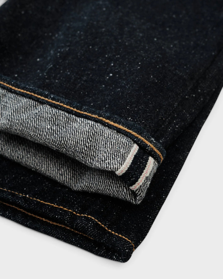 0611 15.5oz Slub Nep Denim Relax Fit One Wash Indigo