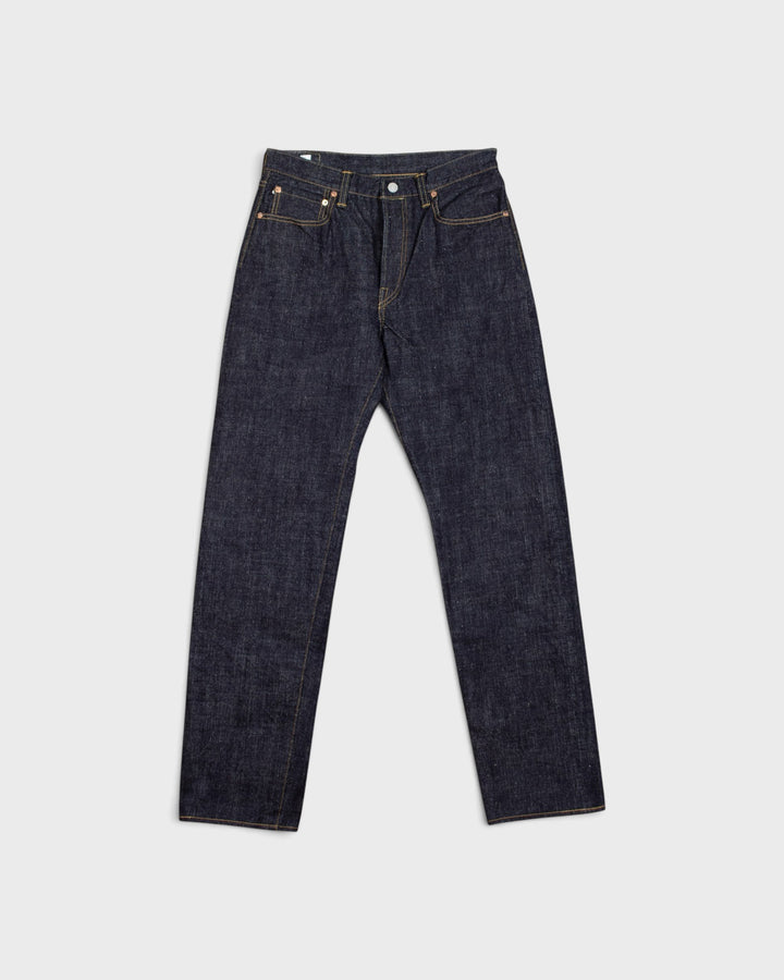 0611 15.5oz Slub Nep Denim Relax Fit One Wash Indigo