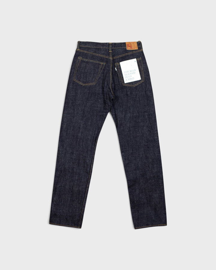 0611 15.5oz Slub Nep Denim Relax Fit One Wash Indigo