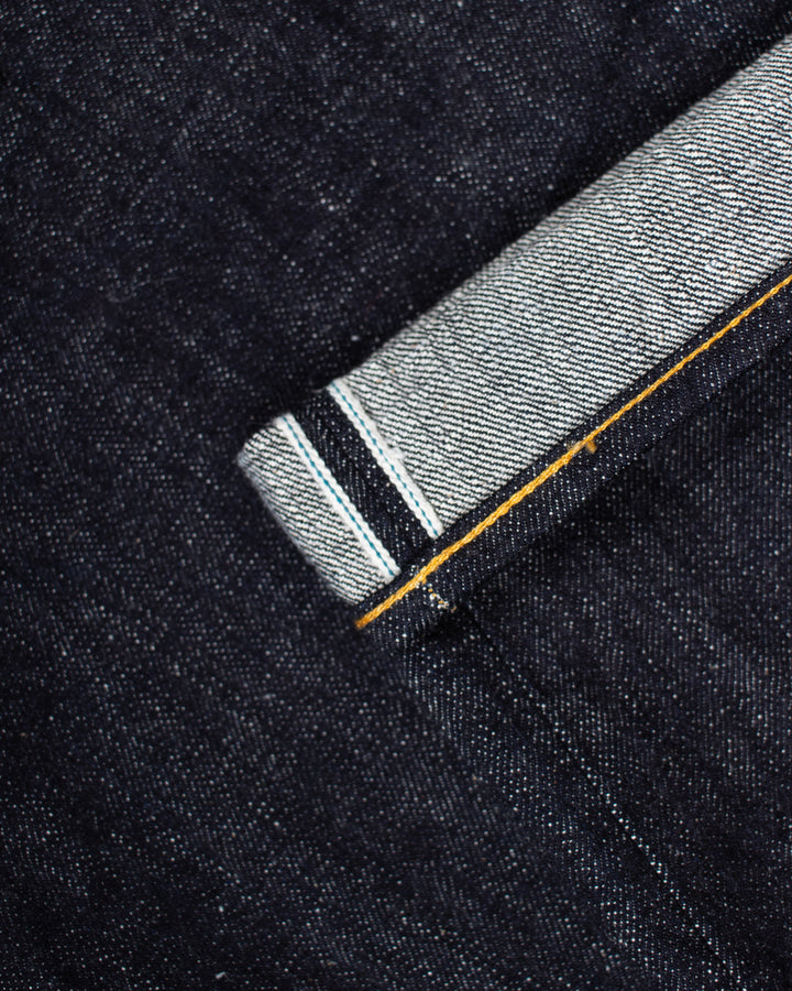 0611 15.5oz Slub Nep Denim Relax Fit One Wash Indigo