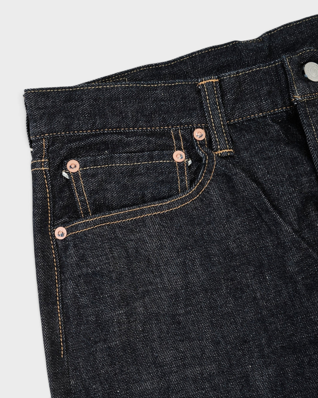 0615 13.5oz Denim Relax Fit One Wash Indigo