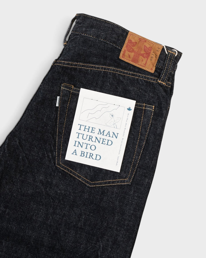0815 13.5oz Denim Loose Fit One Wash Indigo