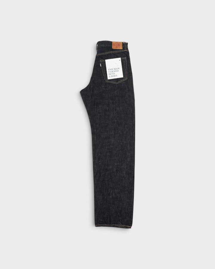 0815 13.5oz Denim Loose Fit One Wash Indigo