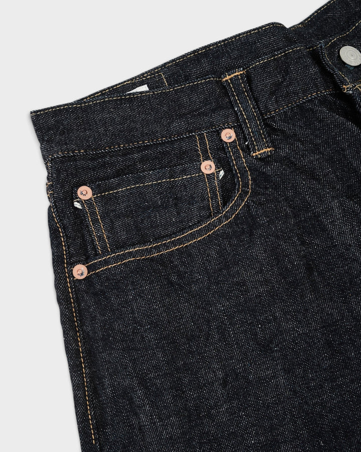 0815 13.5oz Denim Loose Fit One Wash Indigo