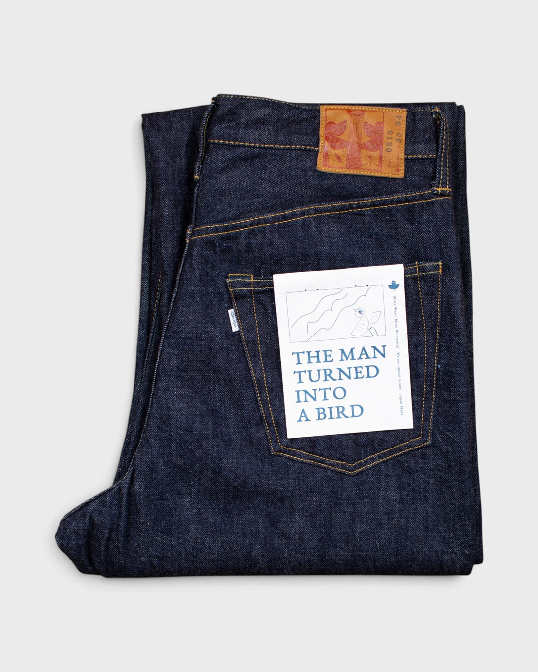 0815 13.5oz Denim Loose Fit One Wash Indigo