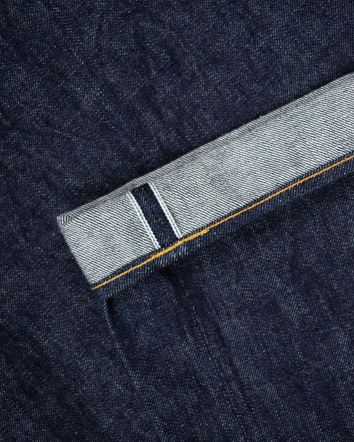0815 13.5oz Denim Loose Fit One Wash Indigo