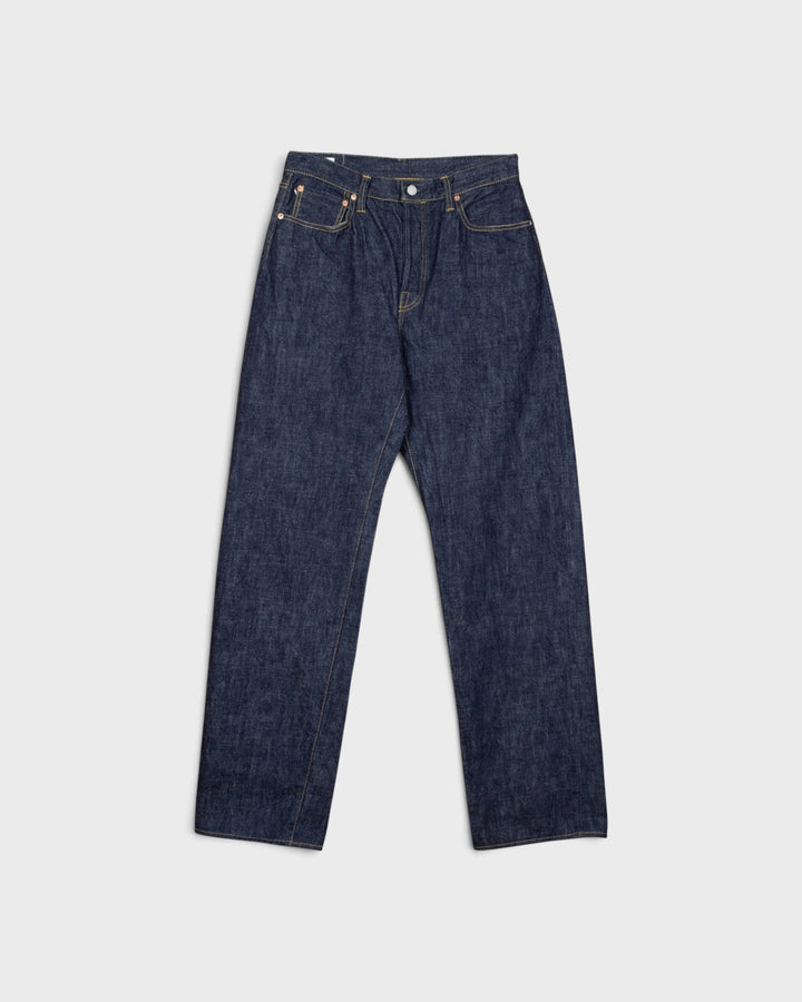 0815 13.5oz Denim Loose Fit One Wash Indigo