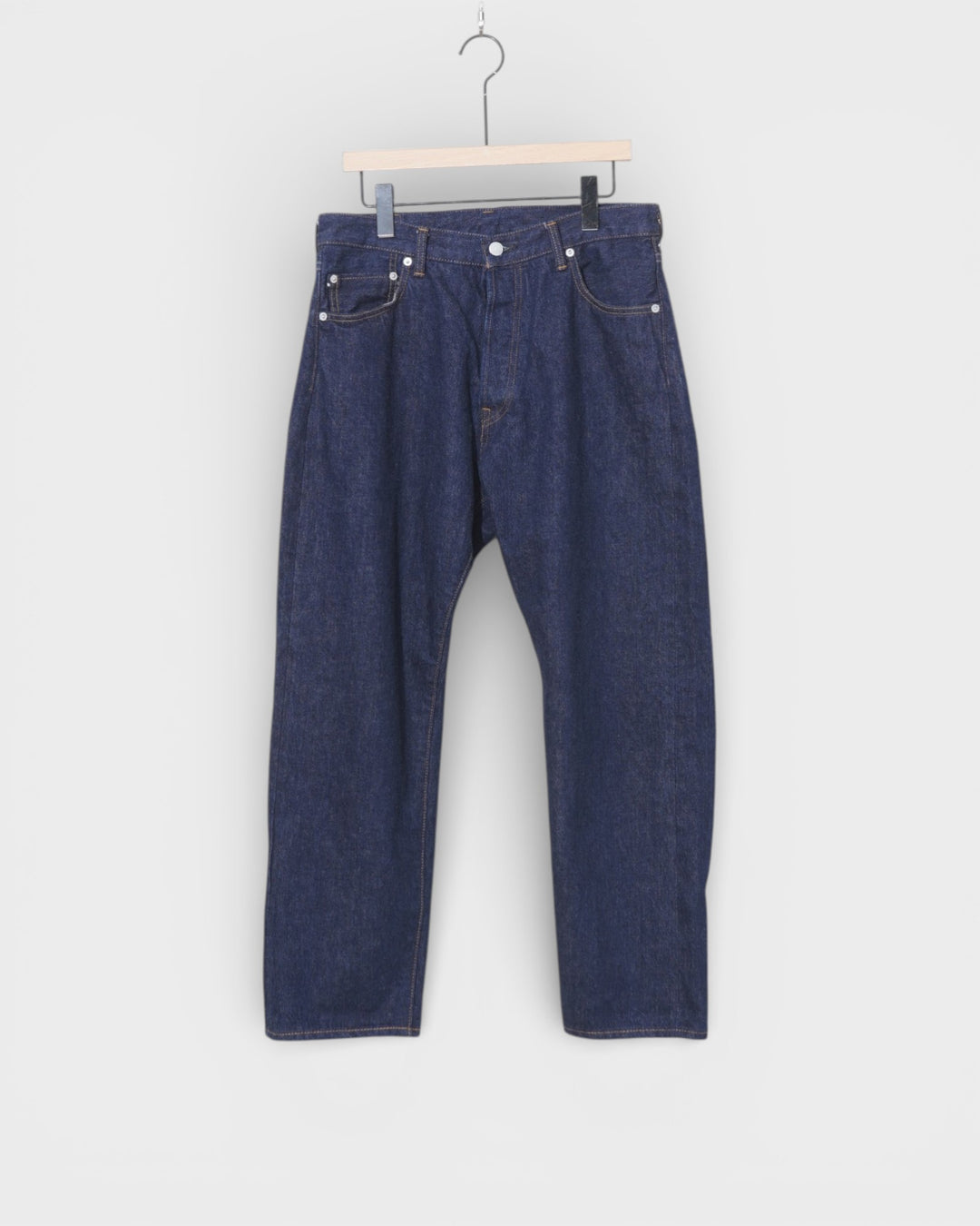 Loose Ankle Jeans One Wash Indigo