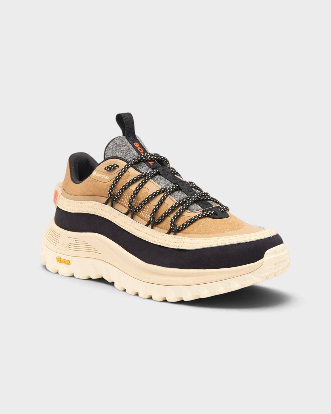 Sorel Callsign Horizon Low GTX Caribou Buff, Caribou Beige – vue A1