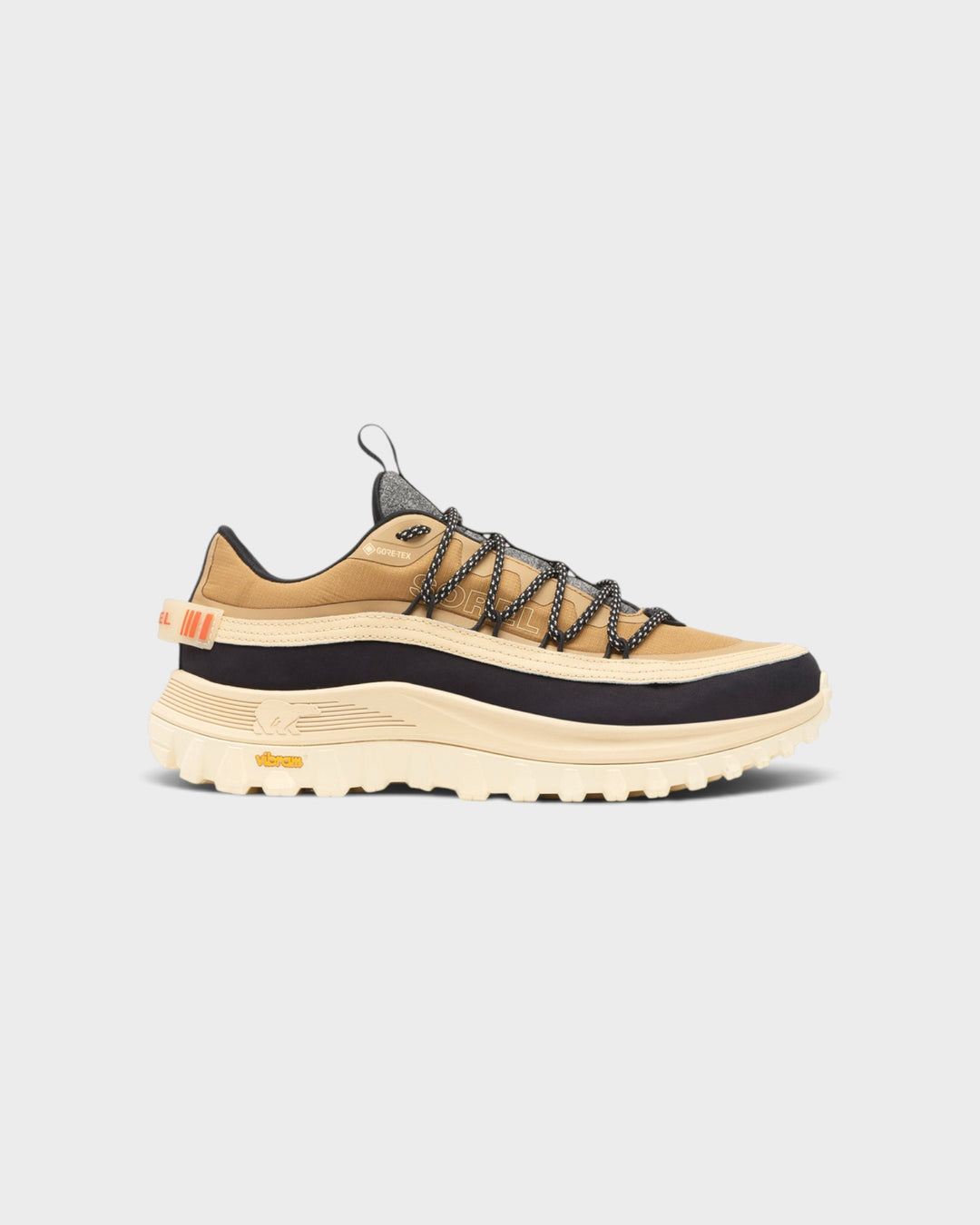 Sorel Callsign Horizon Low GTX Caribou Buff, Caribou Beige – vue F