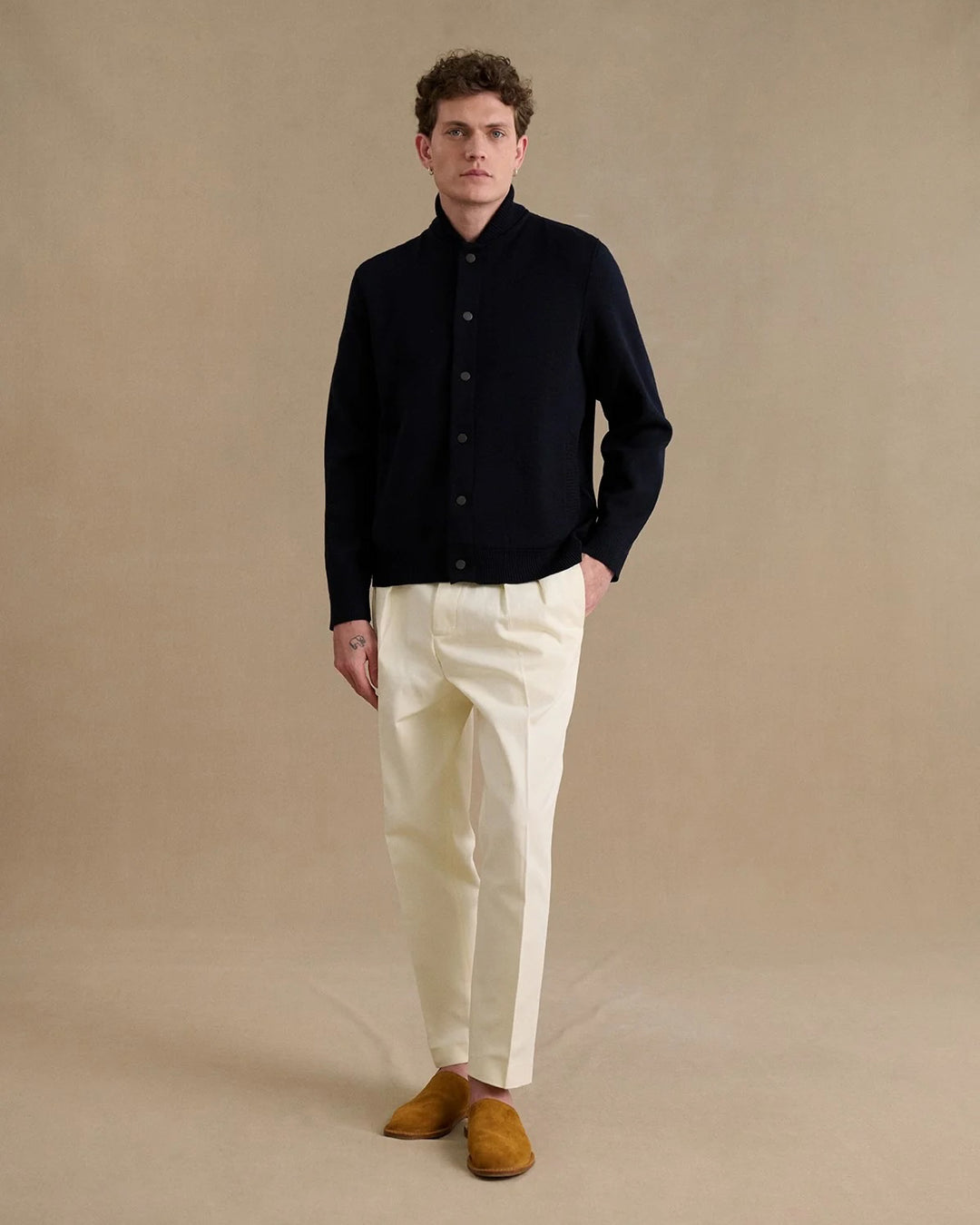 Teddy Jacket Bleu marine