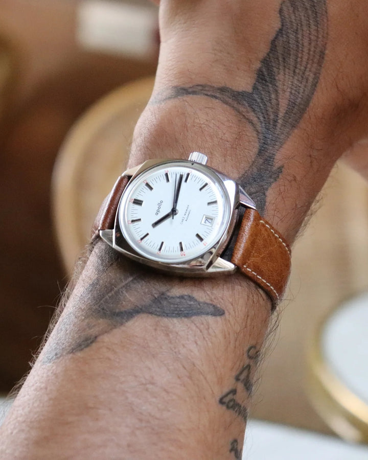 Montre Apollo Silver Moon sand brown
