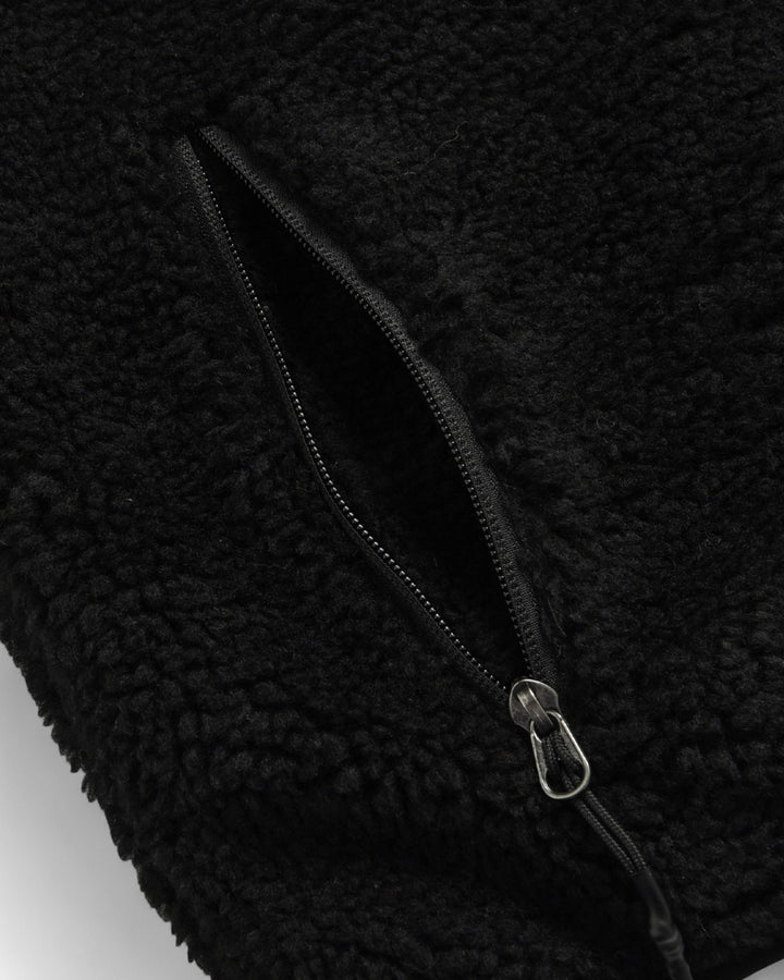 Mountain W-Zip Boa Hi Neck Jacket Black