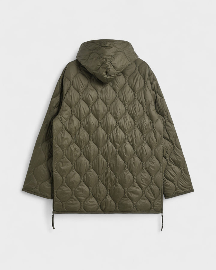 Military M65 Liner W-Zip Hood Down Jacket Dark Olive