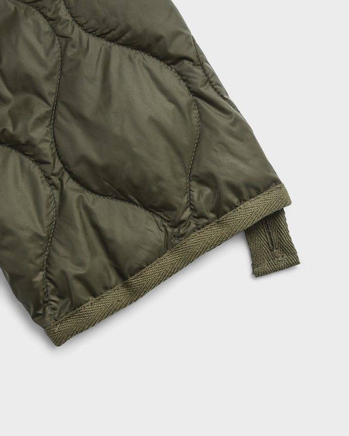 Military M65 Liner W-Zip Hood Down Jacket Dark Olive