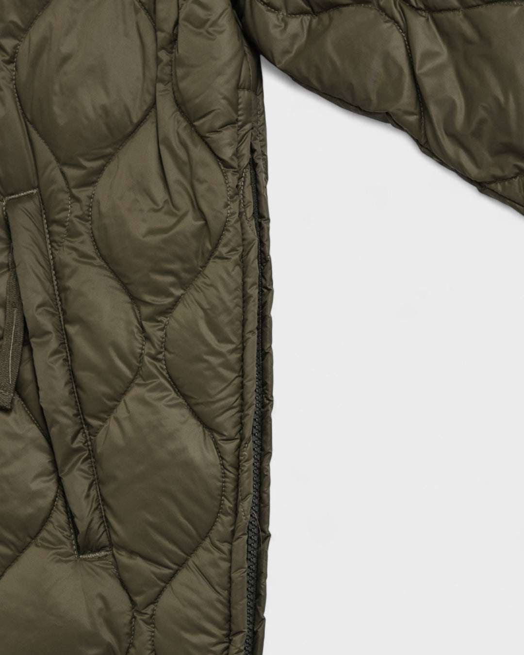 Military M65 Liner W-Zip Hood Down Jacket Dark Olive