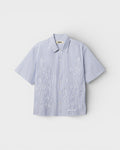 Wang Ox Flower Shirt Light Blue