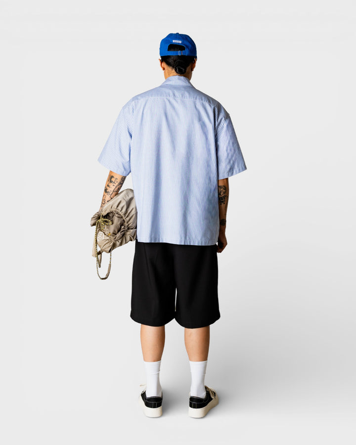 Wang Ox Flower Shirt Light Blue