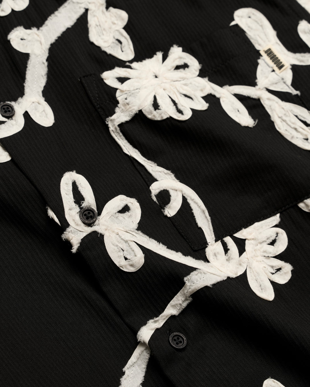 Wang Bind Shirt Black