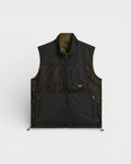 Down Mountain Reversible Mesh Vest Black/D.Olive