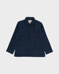 Bakers C Jacket Harris Tweed Plaid Navy