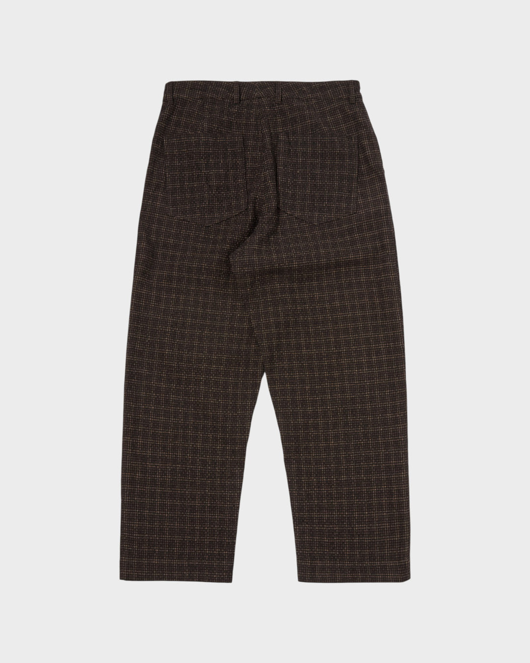 Duke Pant Cedar Check Brown