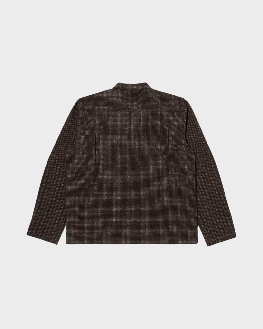Zip Shirt Cedar Check Brown