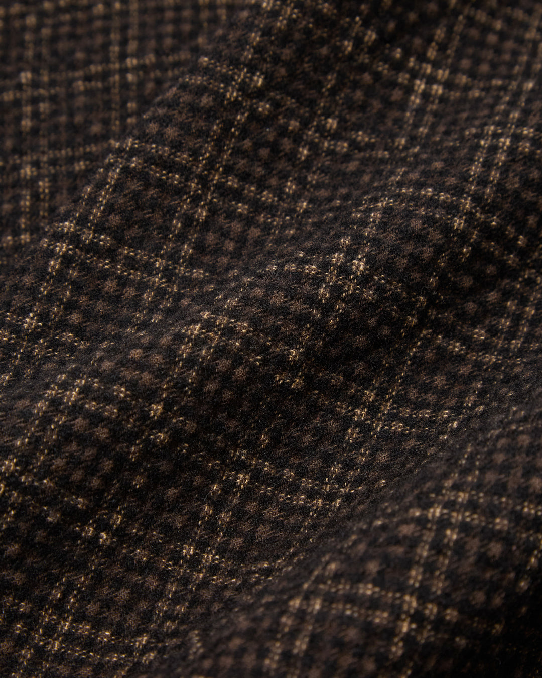 Zip Shirt Cedar Check Brown