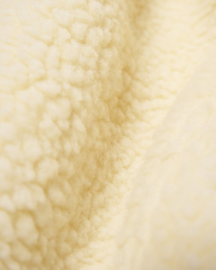 Zip Liner Jacket Galaxy Fleece Ecru