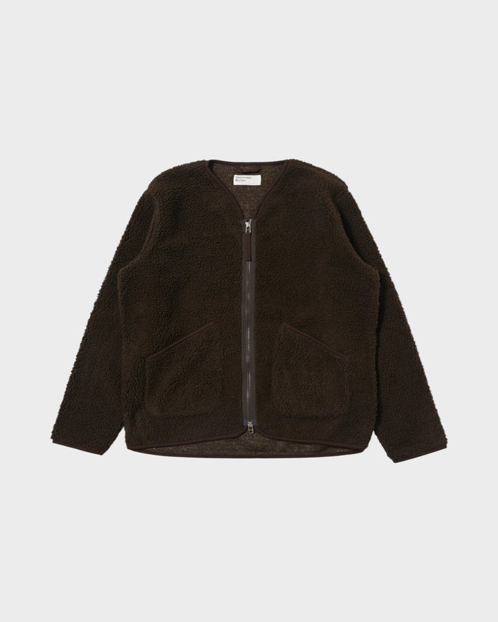 Zip Liner Jacket Galaxy Fleece Brown