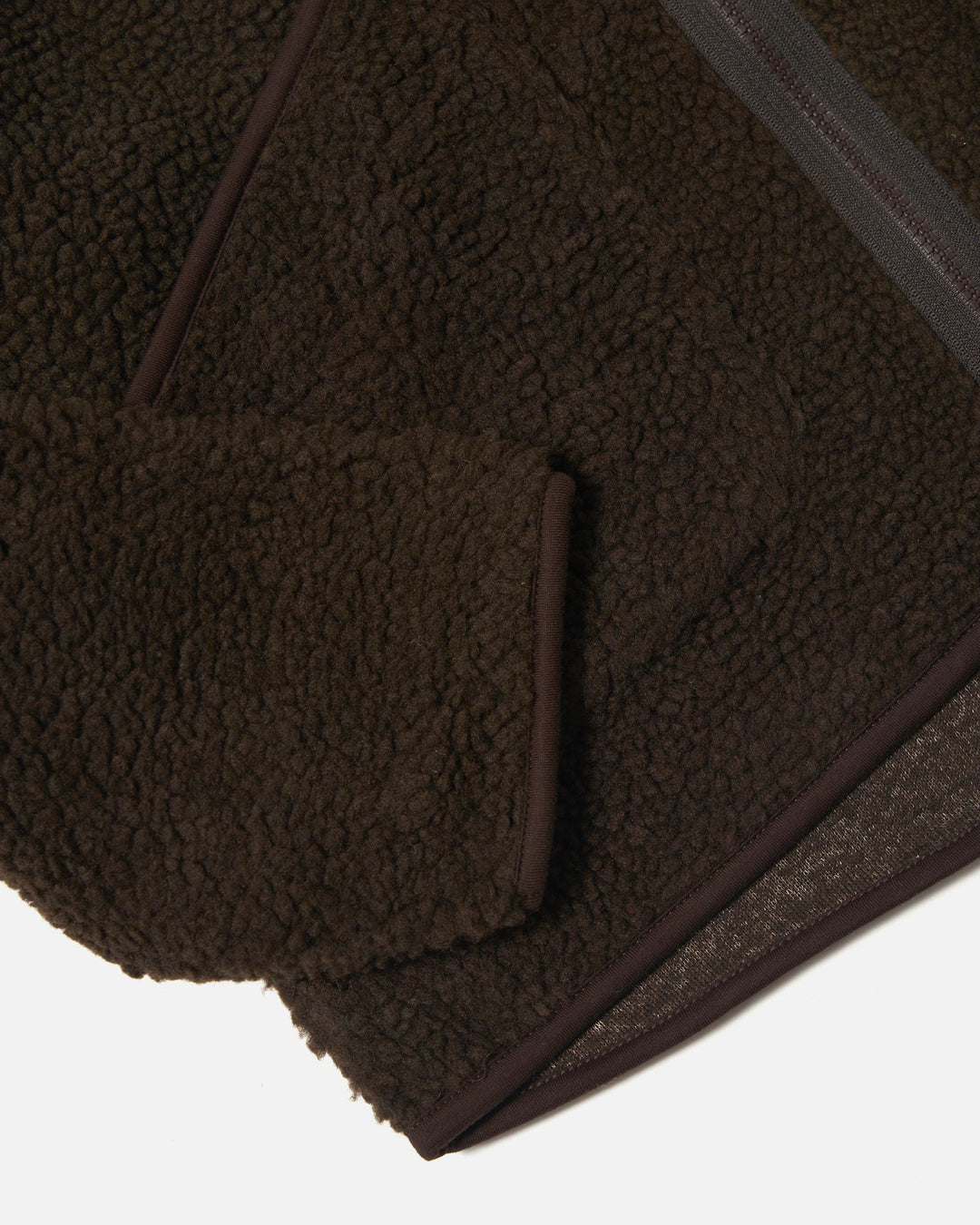 Zip Liner Jacket Galaxy Fleece Brown