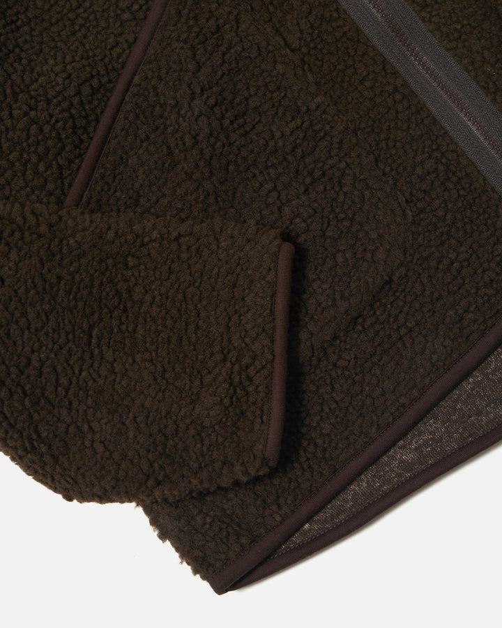 Zip Liner Jacket Galaxy Fleece Brown