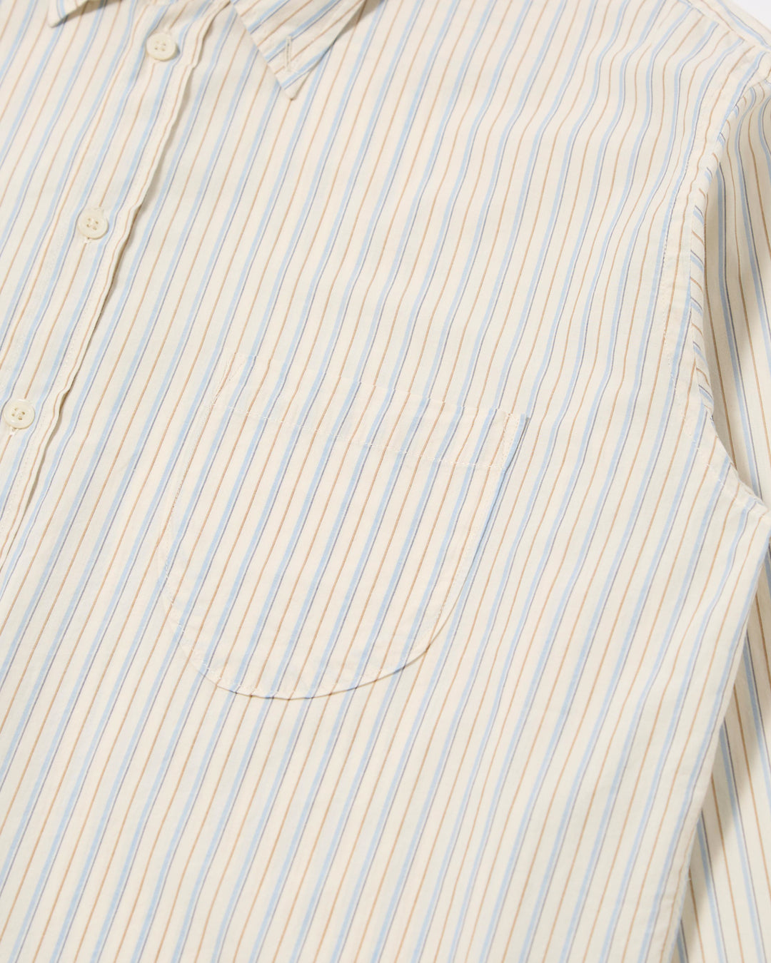 Lazy Day Shirt Pop Stripe One Ecru