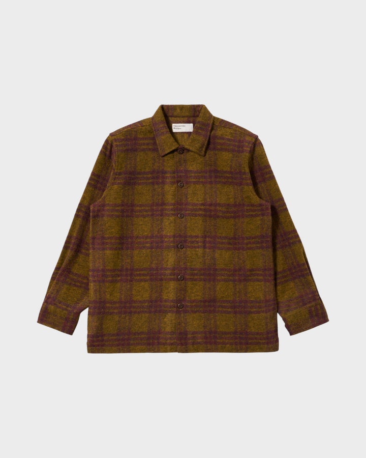 Fatigue Shirt Dam Check Gold