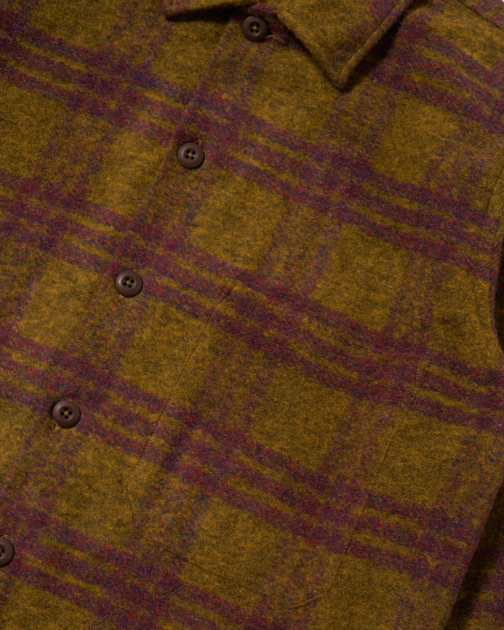 Fatigue Shirt Dam Check Gold