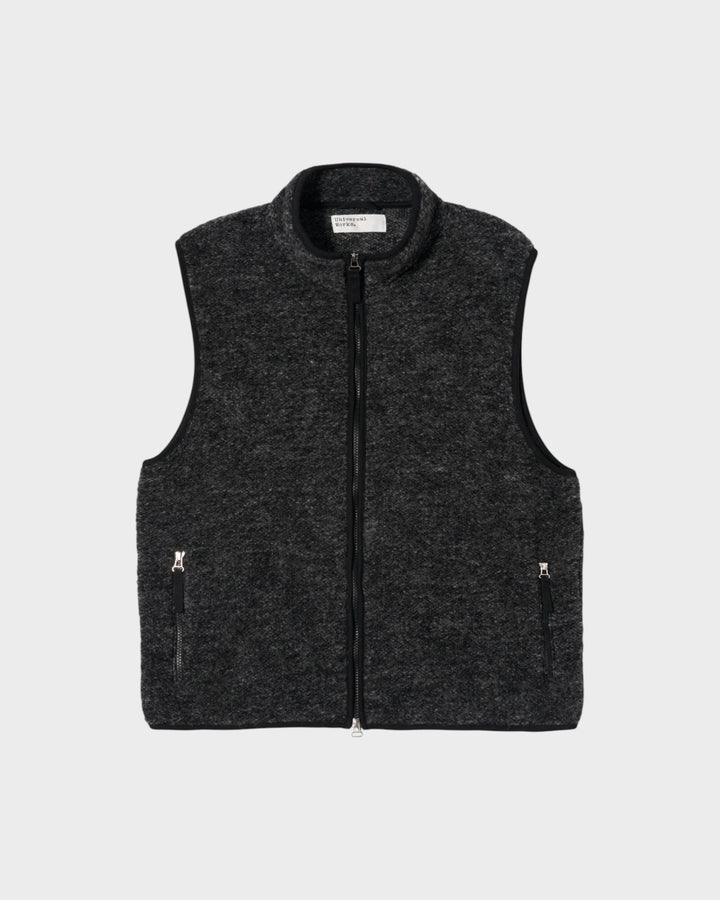 Climbing Gilet Six Wool Fleece Black