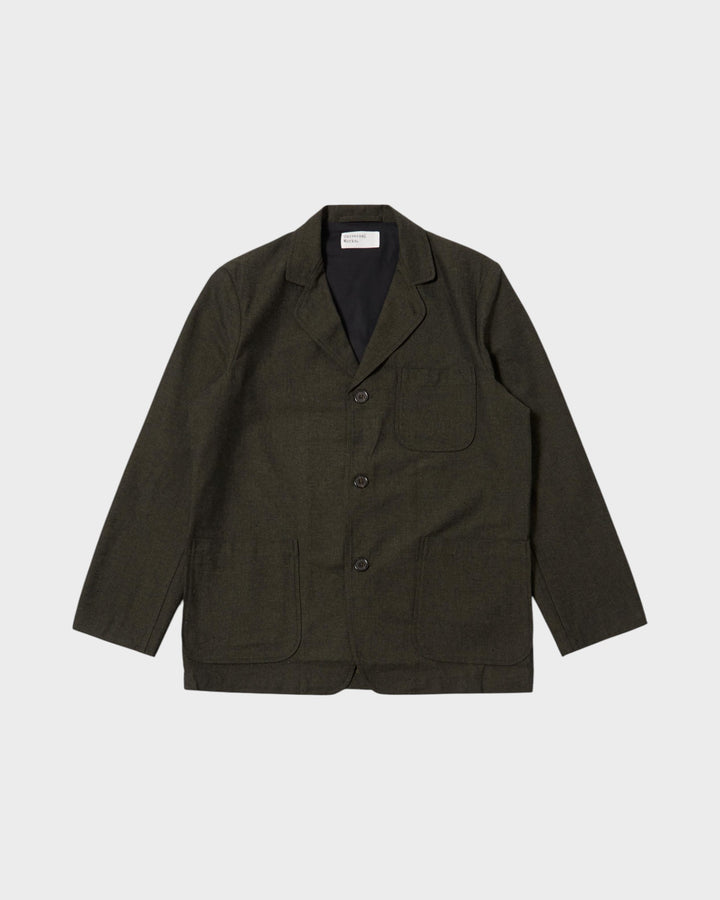 Three Button Jacket Lucca Suiting Olive