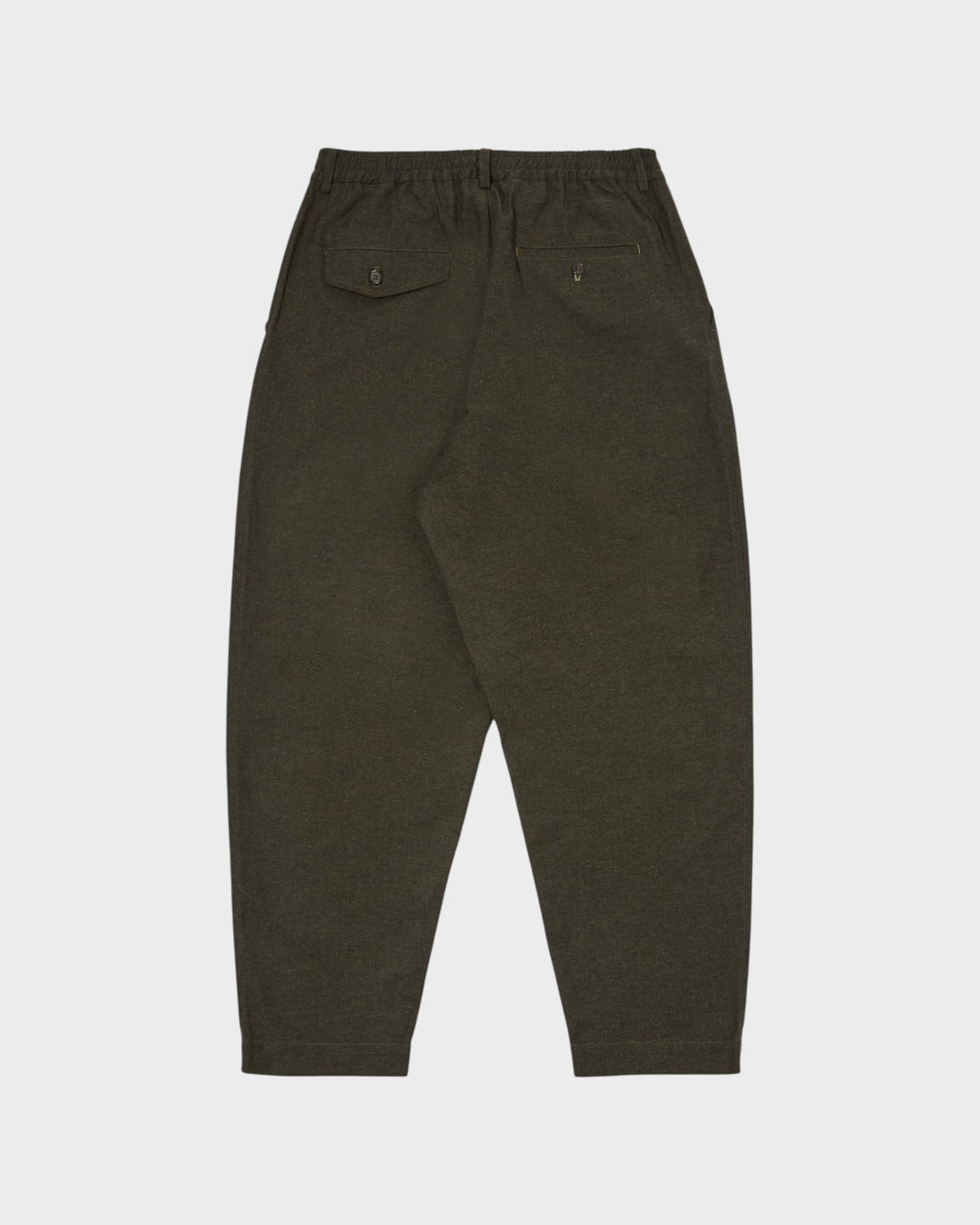 Pleated Track Pant Lucca Suiting Olive