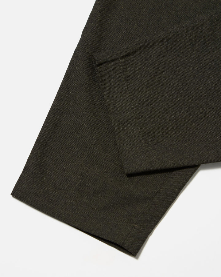 Pleated Track Pant Lucca Suiting Olive