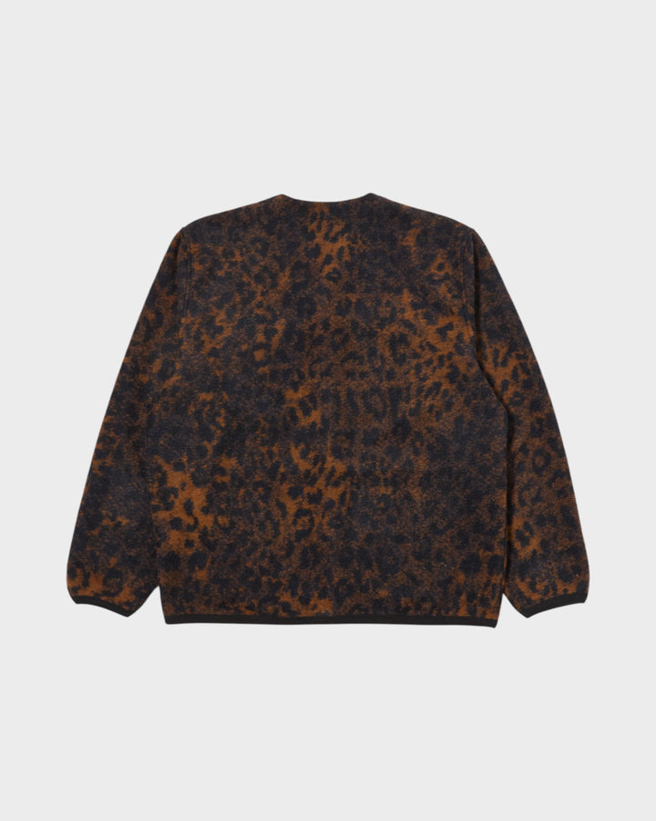 Cardigan Night Leopard Dark Navy/Brown