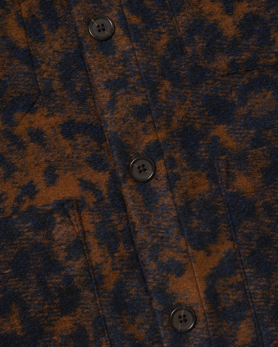 Cardigan Night Leopard Dark Navy/Brown