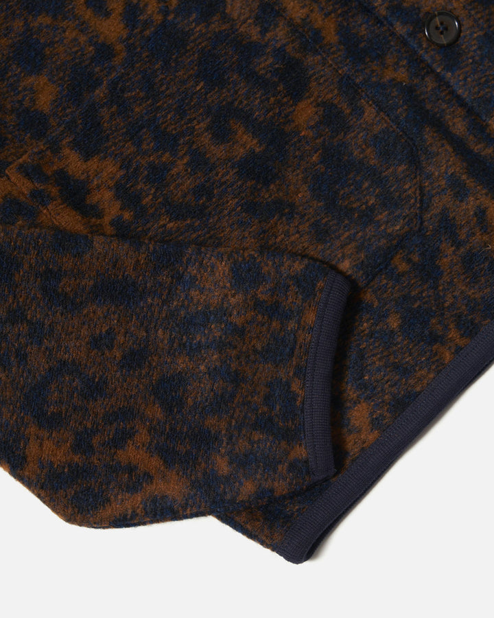 Cardigan Night Leopard Dark Navy/Brown
