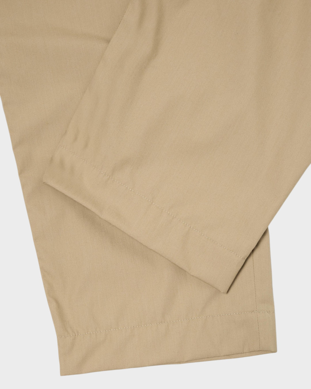 Pleated Track Pant Recycled Polytech Sand