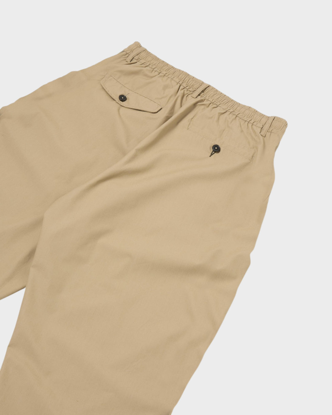 Pleated Track Pant Recycled Polytech Sand