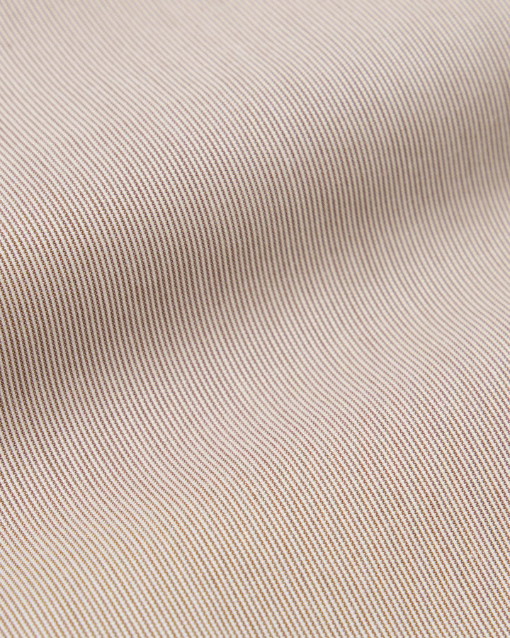 Pleated Track Short Kennedy Stripe Brown